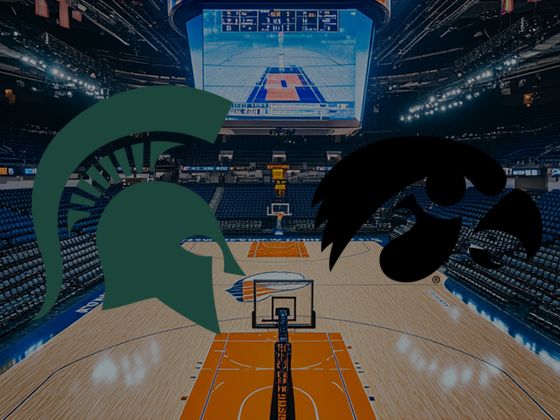 Michigan State Spartans at Iowa Hawkeyes Basketball